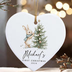 Baby Girl First Christmas Ornament, Personalized Baby Christmas Ornament, Baby's First Christmas