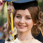Custom Graduation Tassel With Photo Charm, Memorial Cap Ornament