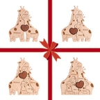 Personalised Giraffe Family Puzzle, Mothers Day Gift, Anniversary, Baby Shower, Home Decor, Safari Nursery Decor, Kids Room, New Mummy Ideas