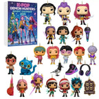 2D Acrylic K-Pop Idol Advent Calendar 2025, Devil Hunter Girl Christmas Countdown Box, 24 Days of Xmas Surprise Set, Holiday Gift for Fans