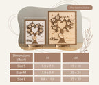 Personalized Family Tree Wood Sign for Rustic Home Decor