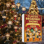 Musical Theater Ornament Set | 24PCS Acrylic Advent Calendar 2025 | Drama Lover Christmas Gift