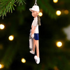 Personalized Golfer Ornament – Custom Golf Girl Christmas Gift