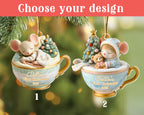 Personalized Baby's 1st Christmas Ornament, Newborn Ornament, Baby's First Christmas Gift, New Baby Ornament, Baby Shower Gift, Xmas Decor