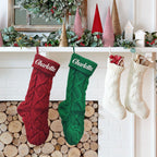 Embroidered Christmas Stockings - Personalized Stocking - Christmas gift - Custom Name Stocking