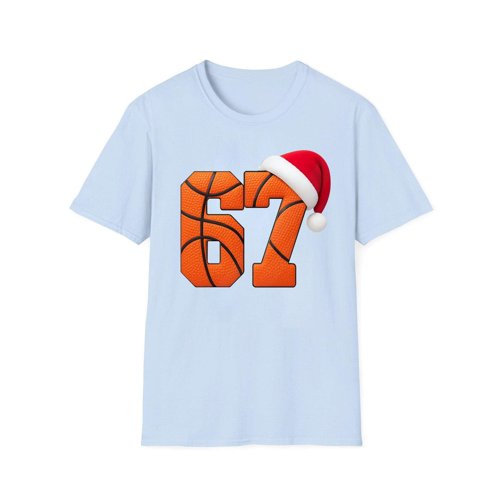 Funny Six Seven 6 7 Basketball Shirt, Santa Says 67 Christmas Crewneck, 67 Meme Kids Xmas Sweater, Gen Alpha Gen Z Gift Shirt