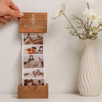 Pull Out Photo Album Custom Wooden Photo Box Personalized Memory Keepsake Box
