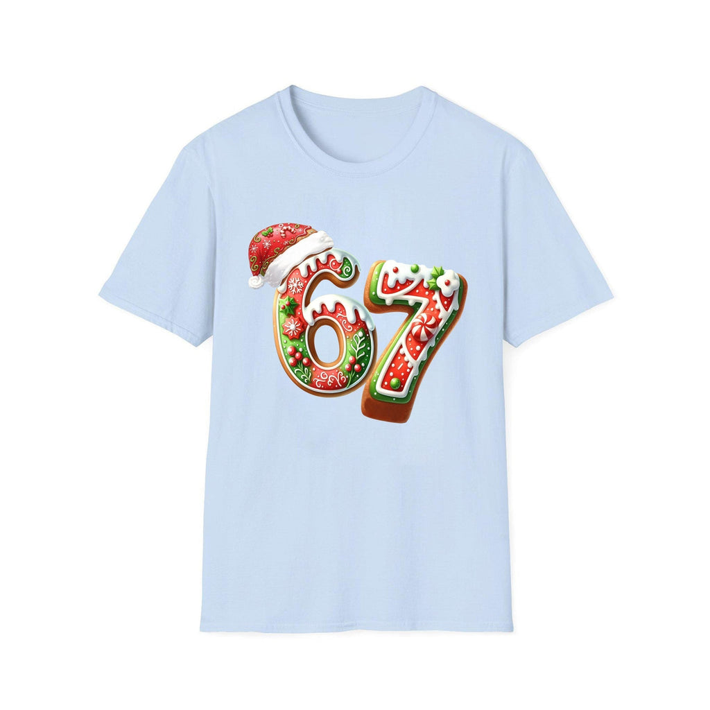Funny Six Seven 6 7 Chistmas Shirt, Santa Says 67 Christmas Crewneck, 67 Meme Kids Xmas Sweater, Gen Alpha Gen Z Gift Shirt