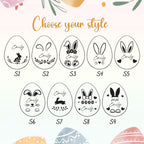 Personalized Wooden Easter Egg - Engraved Beech Wood Keepsake, Fillable Surprise Egg