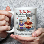 Being A Dad - Personalized Custom 3D Inflated Effect Mug