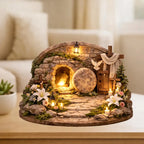 Easter Resurrection Tomb 2D Wooden Block – Empty Grave Scene