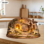 Easter Resurrection Tomb 2D Wooden Block – Empty Grave Scene