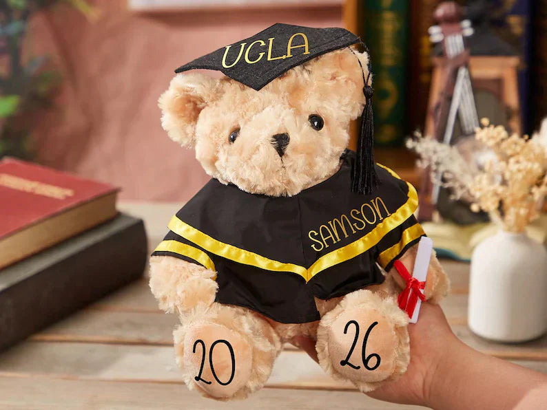 Personalized Graduation Bear – Custom Graduation Teddy with Name & Year