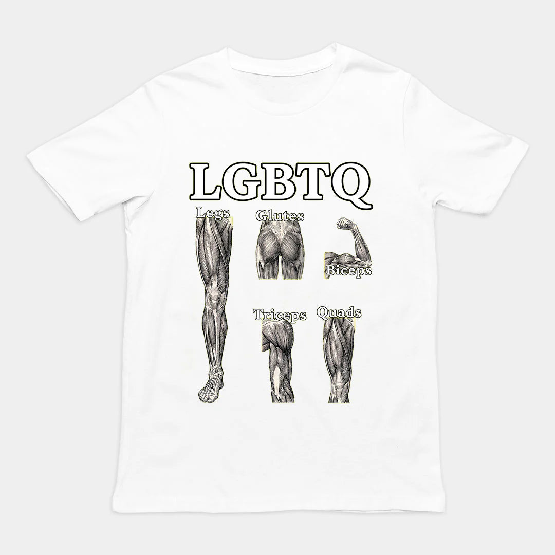 LGBTQ (legs glutes biceps tricpes quads) T-Shirt Regular price