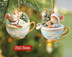Personalized Baby's 1st Christmas Ornament, Newborn Ornament, Baby's First Christmas Gift, New Baby Ornament, Baby Shower Gift, Xmas Decor