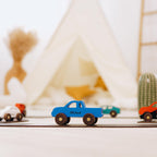 Collect Wooden Cars With Names, Sensory Toys For Toddlers, Baby Birthday Gift, Wooden Truck Toy, Personalized Gift For Kids, First Christmas