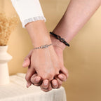 Personalized Infinity Couple Bracelets with Custom Names, Matching Gift for Him and Her
