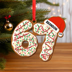 Personalized Name Six Seven Ornament, Funny Six Seven 67 Ornament, Christmas Santa 67 Ornament, Gen Z, Gen Alpha Teenager Ornament