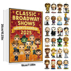 Musical Theater Ornament Set | 24PCS Acrylic Advent Calendar 2025 | Drama Lover Christmas Gift