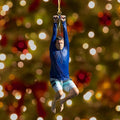 I Think You Should Leave Zip Line Acrylic Christmas Ornament, Meme Christmas Tree Decor Gift, Tim Robinson ITYSL Ornament