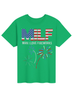 MILF Man I Love Fireworks Shirt