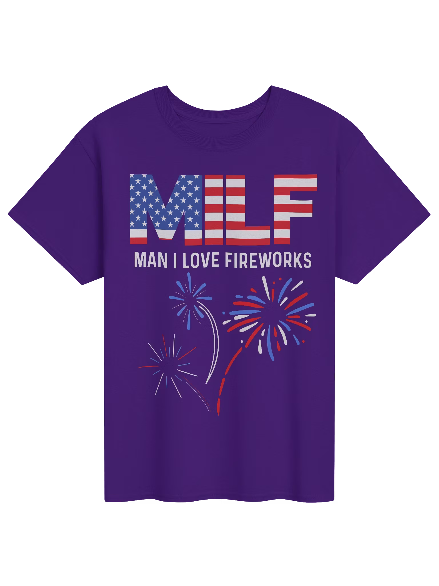 MILF Man I Love Fireworks Shirt
