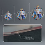 Custom Photo Christmas Good Cheer Is Found With Family - Family Personalized Custom Ornament