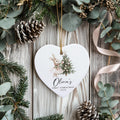 Baby Girl First Christmas Ornament, Personalized Baby Christmas Ornament, Baby's First Christmas