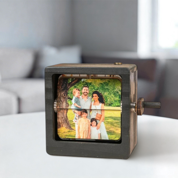 Personalized Flip Photo Box – Capture Moments, Forever