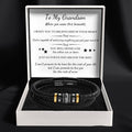 To My Grandson – ‘Love You Forever’ Personalised Name Bracelet