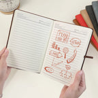 Custom Birth Flower & Name For Her, Wife, Daughter, Sister - Personalized Leather Journal