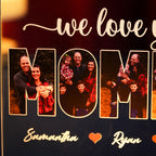 Personalized “MOMMY” Photo Letter Frame – LED Light for Mom