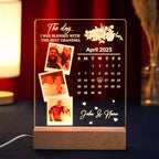 Custom LED Light Frame - Personalized Grandma Calendar Acrylic Plaque