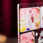 Custom LED Light Frame - Personalized Floral Birthday Acrylic