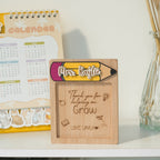 Sticky Note Pad Holder Gift, Personalized Note Pad Holder for your Teachers and Friends