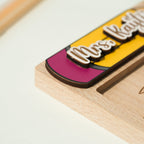Sticky Note Pad Holder Gift, Personalized Note Pad Holder for your Teachers and Friends