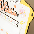 Back to School Sign Dino, Custom Kids School Board Sign