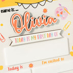 Back to School Sign Dino, Custom Kids School Board Sign