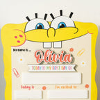 Back to School Sign Sponge, Custom Kids School Board Sign