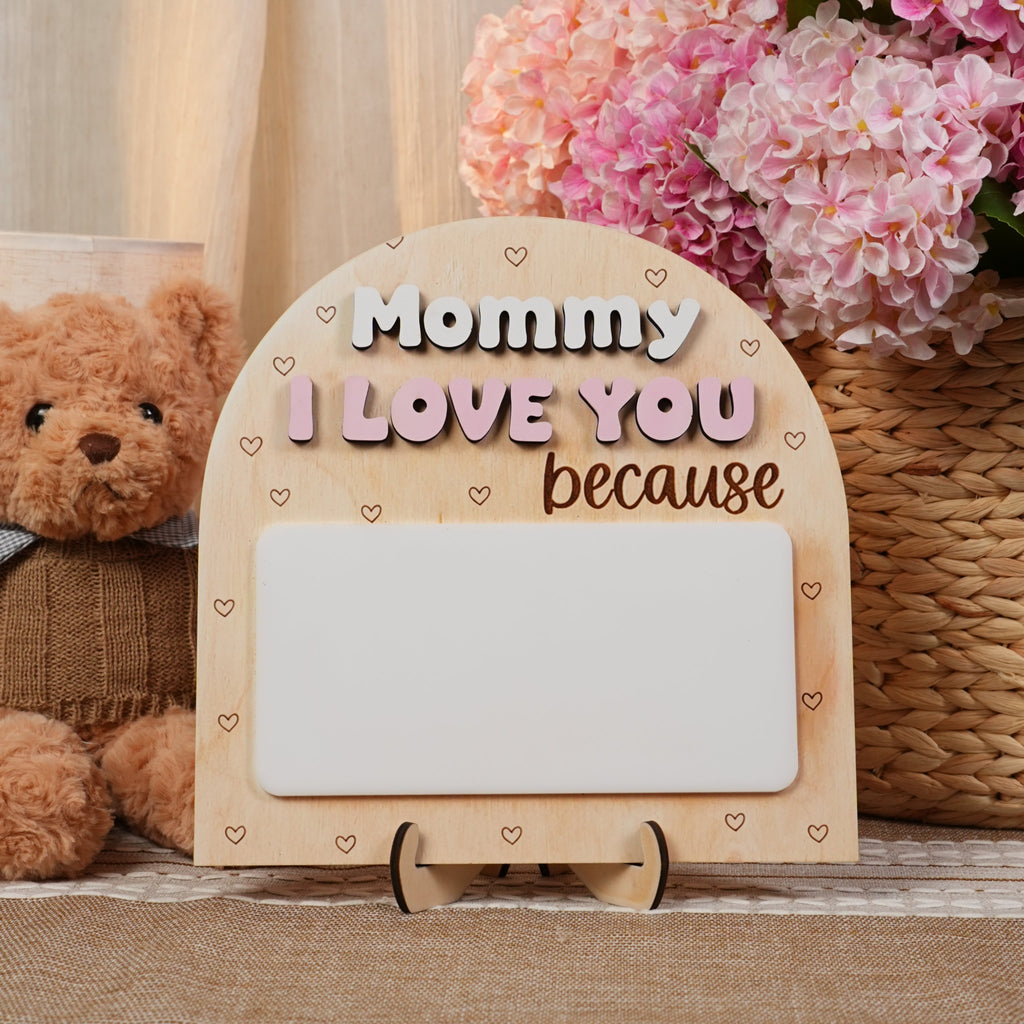 Personalized "Mommy I Love You" Keepsake Sign, Gift For Mom