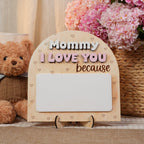 Personalized "Mommy I Love You" Keepsake Sign, Gift For Mom