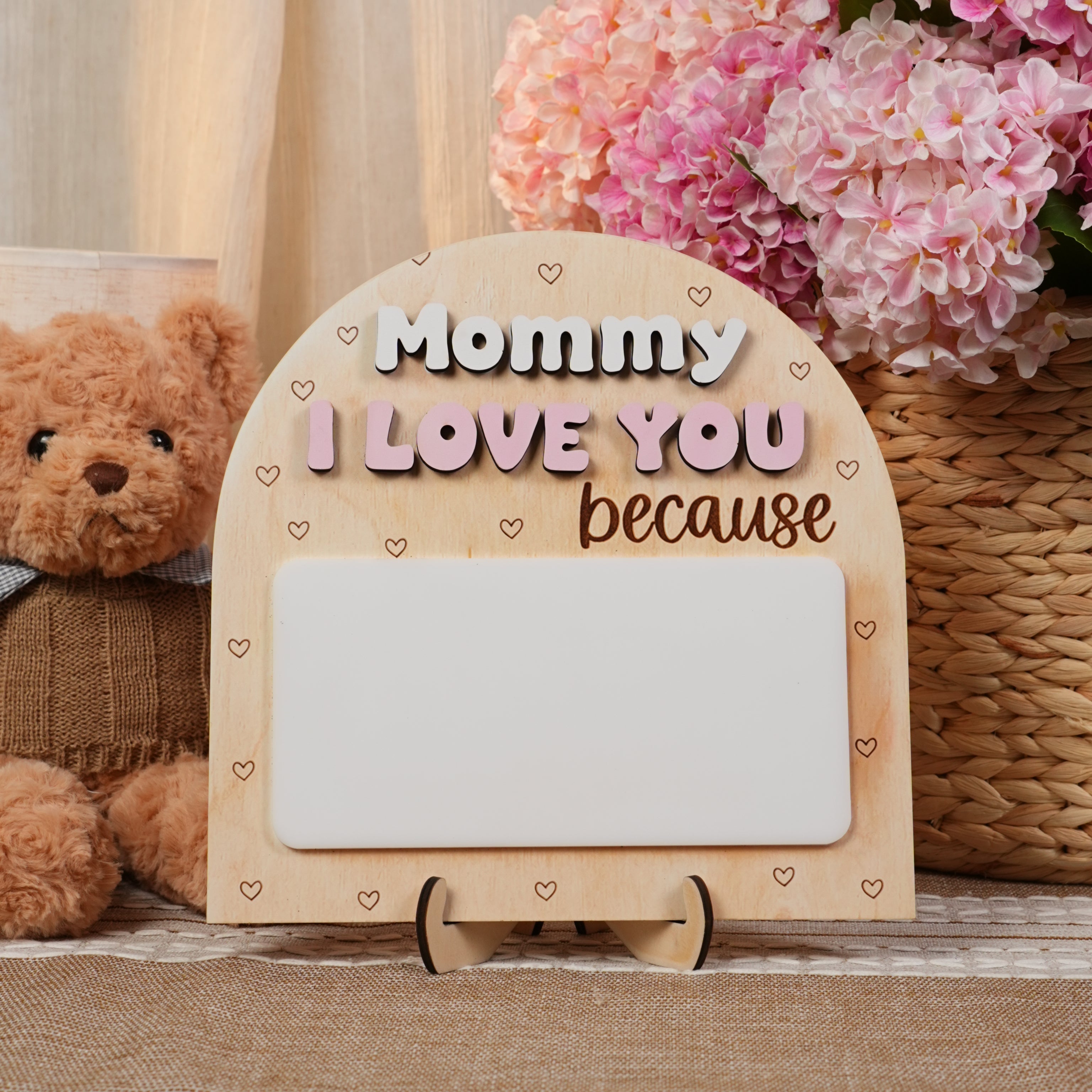 Personalized "Mommy I Love You" Keepsake Sign, Gift For Mom