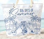 Dog Days Of Summer - Personalized Beach Bag