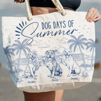 Dog Days Of Summer - Personalized Beach Bag