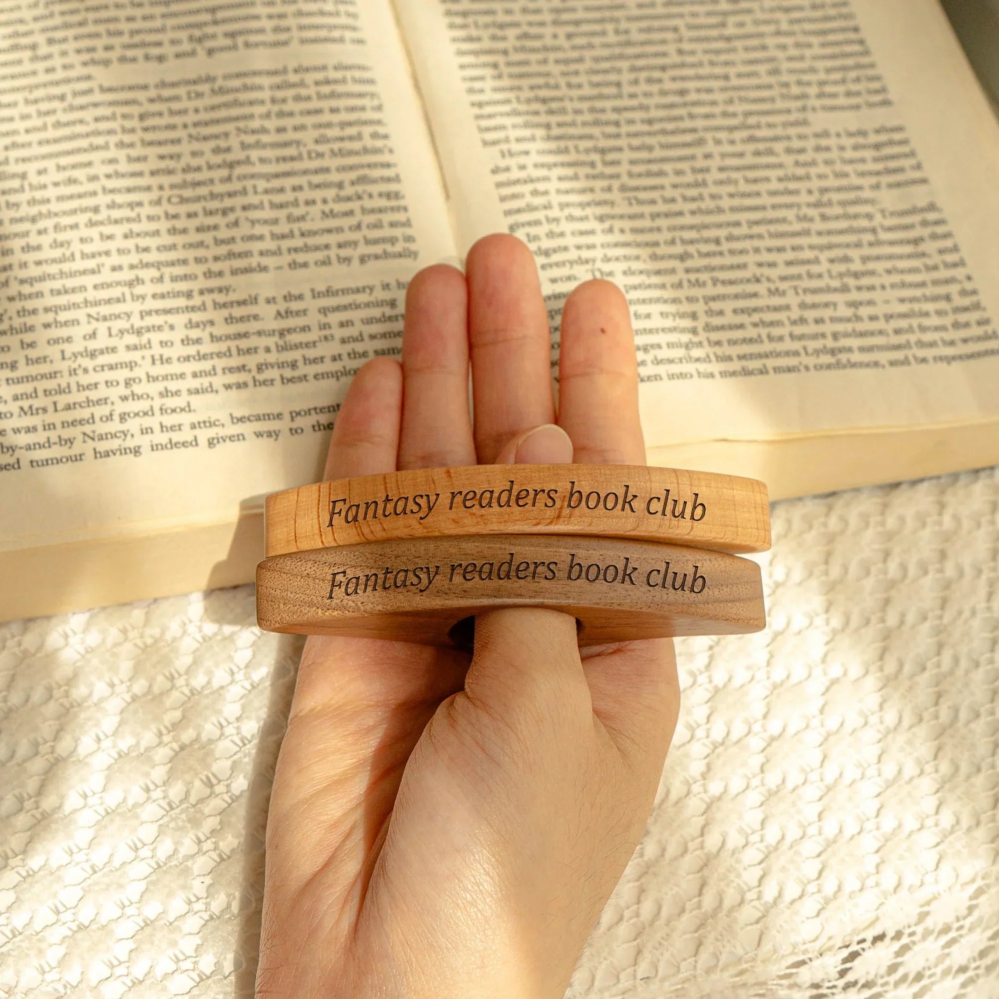 Fantasy Readers Book Club - Personalized Book Page Holder