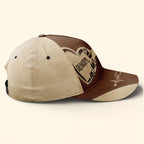 Grandpa Dad Kids Handprints - Personalized Classic Cap - Gift For Grandpa