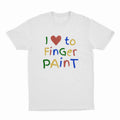 I HEART TO FINGER PAINT T-SHIRT