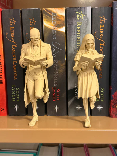 Skeleton Reader Book Holder