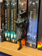 Plague Doctor Bookend, Gothic Bookshelf Decor