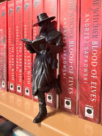Plague Doctor Bookend, Gothic Bookshelf Decor